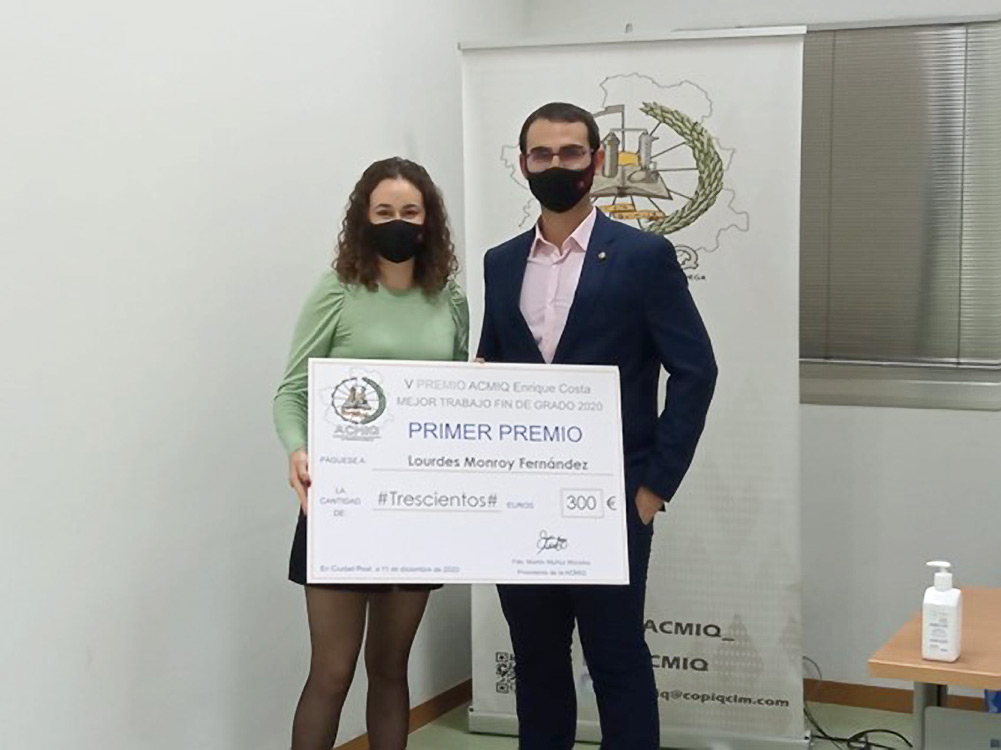 Ganadora V Edición Premios ACMIQ Enrique Costa al mejor TFG (Lourdes Monroy Fernández)